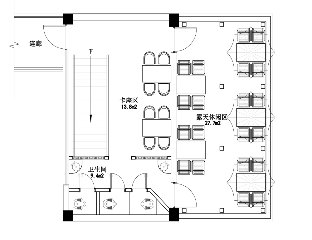 经典民宿装修之休闲餐厅案例(图4)