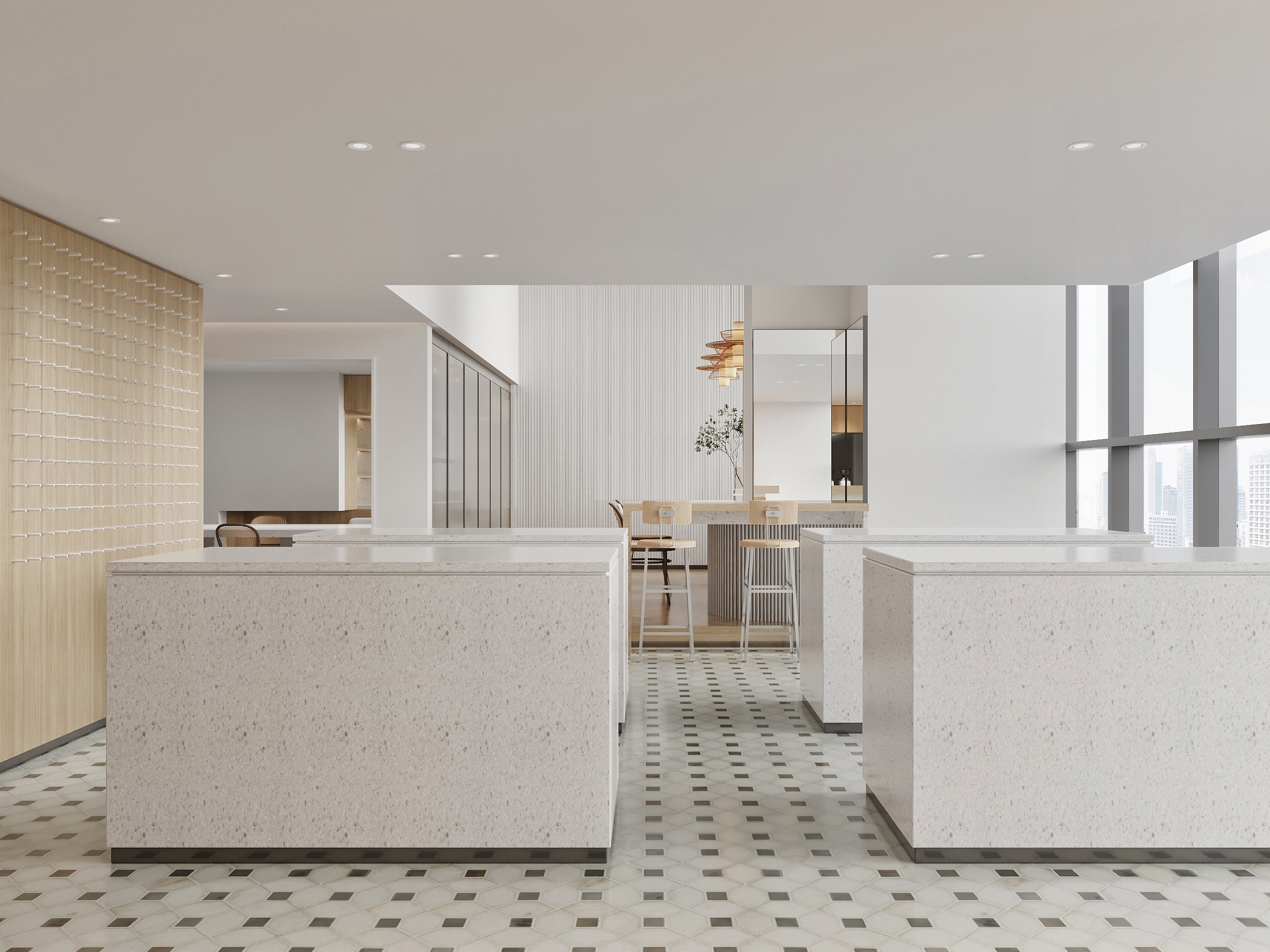 合肥高新区1800平方现代简约办公室装修(图1) 员工休闲区.jpg